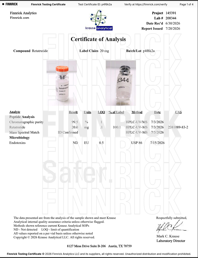 GLP-3 Retatrutide + Tesamorelin