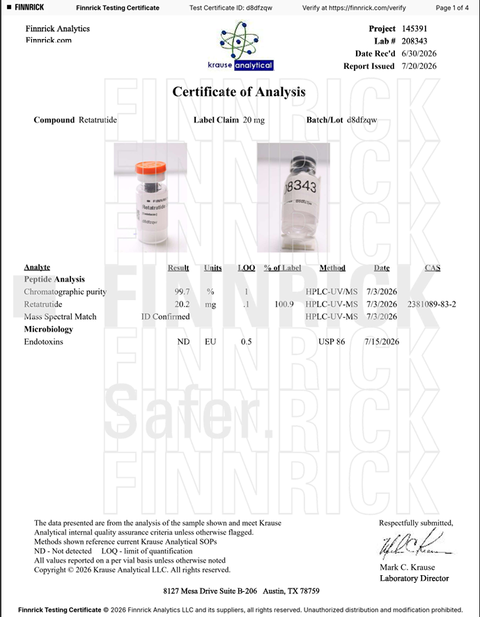 GLP-3 Retatrutide + Tesamorelin