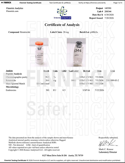 GLP-3 Retatrutide + Tesamorelin